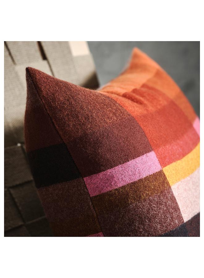 erorex Cushion Cover, Brown-Red/Bright Pink, 40X58 Cm - Image 4