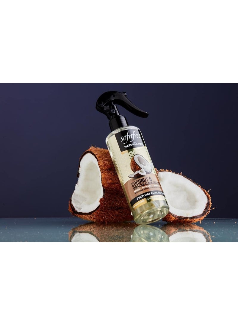 SOFNFREE Sofn'free Coconut & Jamaican Black Castor Oil Everyday Curl Refresher Spray - Volumizer and Moisturizer for Styling Dry, Coily or Curly Hair, 8.12 Fl Oz (Pack of 1) - Image 2