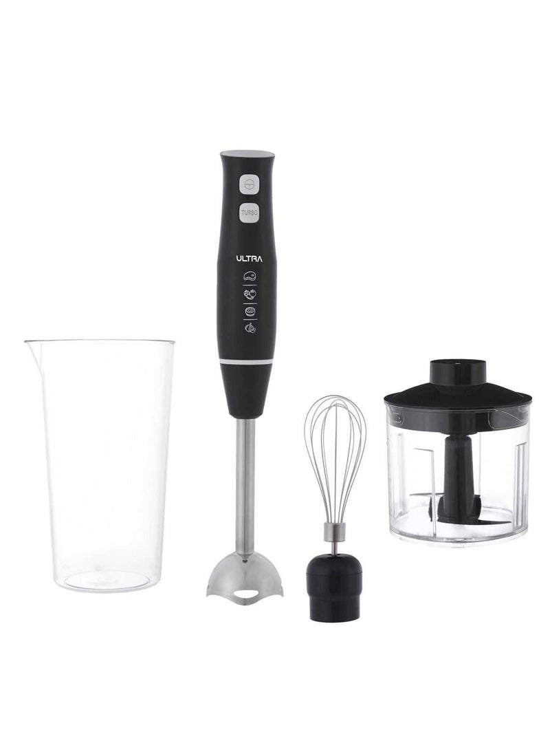 Ultra Hand Blender with Attachments, 450W, Black - UHB407E1  - Image 1