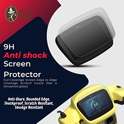 FCS Speedometer Screen Protector Guard for Ola S1 Pro, ola S1 Pro 2nd Gen, Ola S1, Ola S1 Air Screen Guard | 9H Anti Shock Edge to Edge Screen Guard (Matte) - Image 4