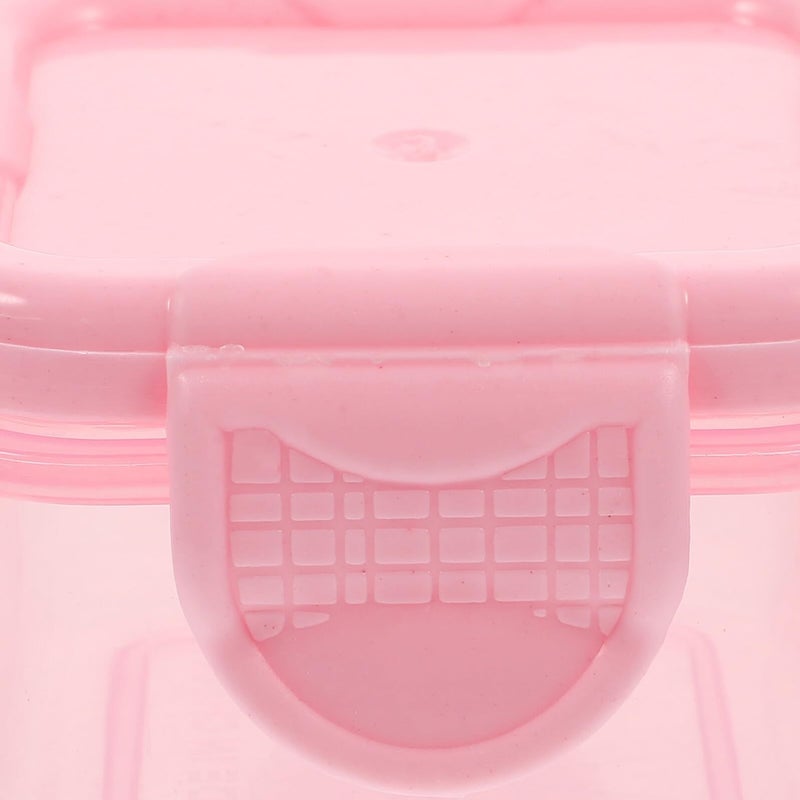 Lurrose 4 Pack Meal Boxes with Lids for Fruit Preservation On the Go Purple Green Pink Blue - Image 5