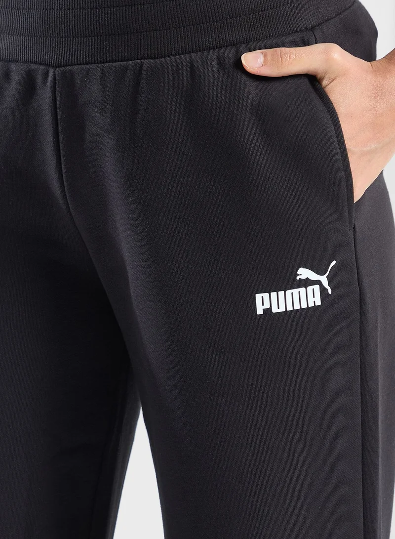 PUMA Essential Straight Small Logo Fleece Pants