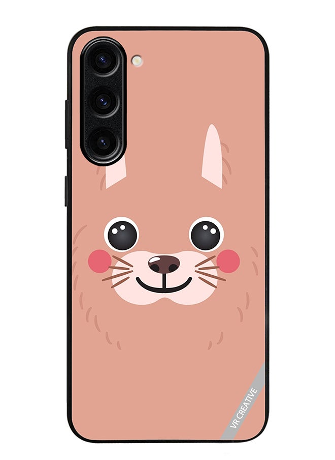 VR CREATIVE Protective Case Cover For Samsung Galaxy S23 FE Lama Cartoon Face Design Multicolour  - Image 1