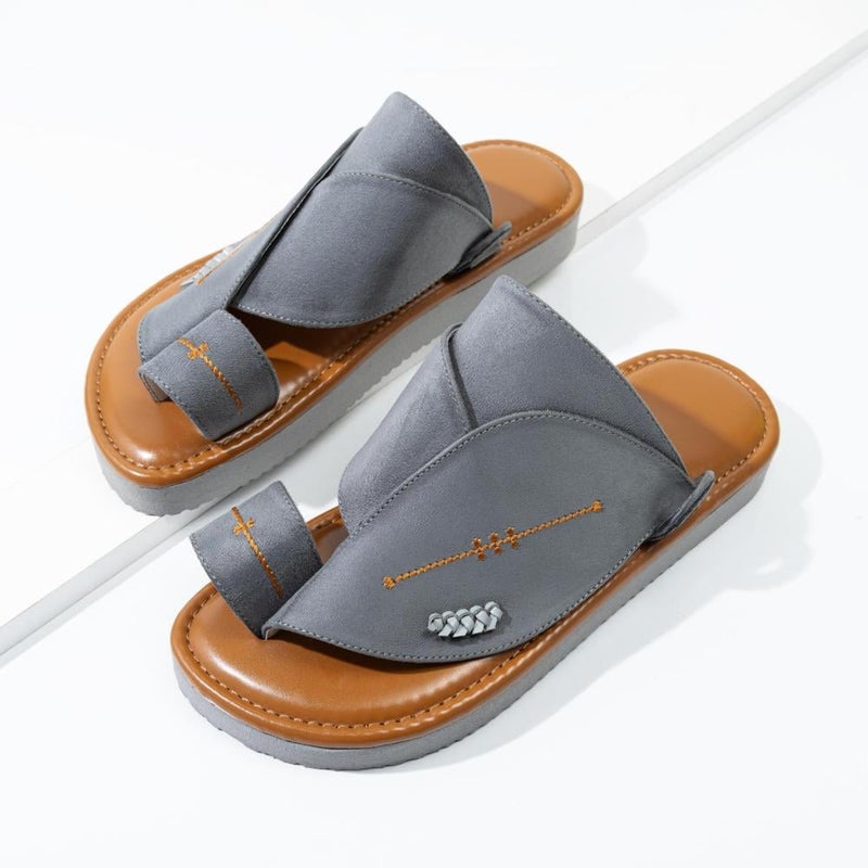 Arabic Sharqi Sandals | Grey | Sandals Traditional footwear