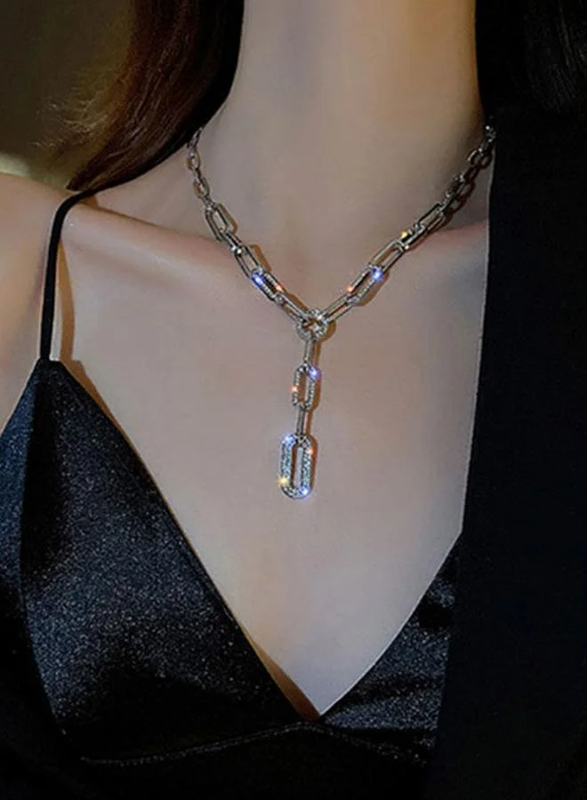 Take Two Embellished Chain Necklace