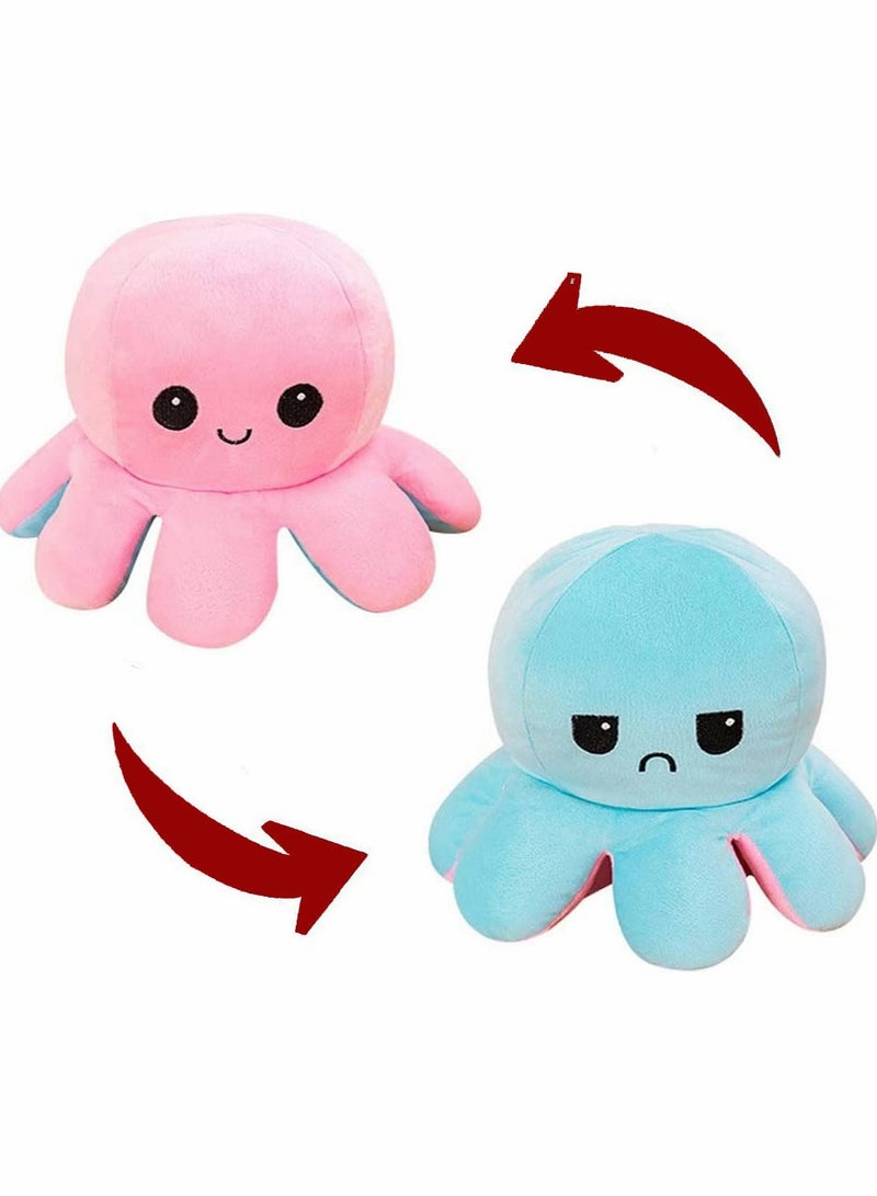 Reversible Octopus Plush Toy - Fun Gift for Kids & Friends, Perfect for Playtime & Collecting - Image 1