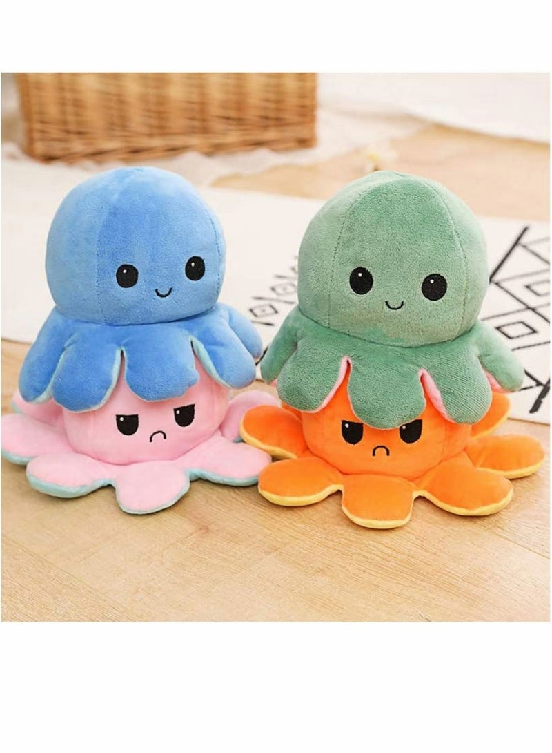 Reversible Octopus Plush Toy - Fun Gift for Kids & Friends, Perfect for Playtime & Collecting - Image 2