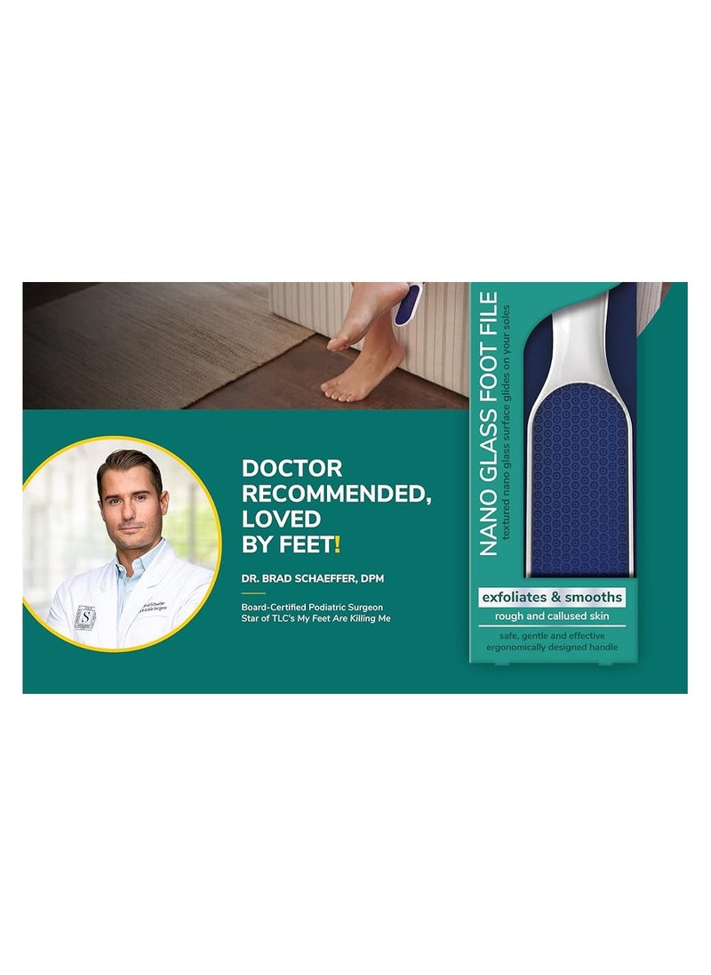 Dr. Scholl's - Hard Skin Remover Nano Glass Foot File - Image 1