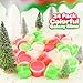 WUJYLY Galaxy Slime 24 Pack Red Green White Slime Party Favors NonSticky Soft Slime Kit for Classroom Prizes Christmas Stocking Stuffers Goodie Bag StuffersEaster Basket Stuffers for Kids - Image 4
