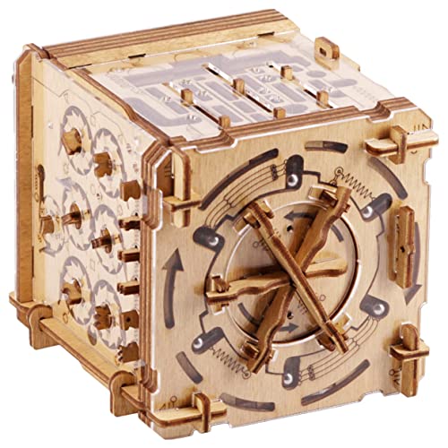 iDventure Cluebox Cambridge Labyrinth – Wooden 3D Puzzle Box – Escape Room Brain Teaser Gift – Money Puzzle Box for Adults & Men - Image 1