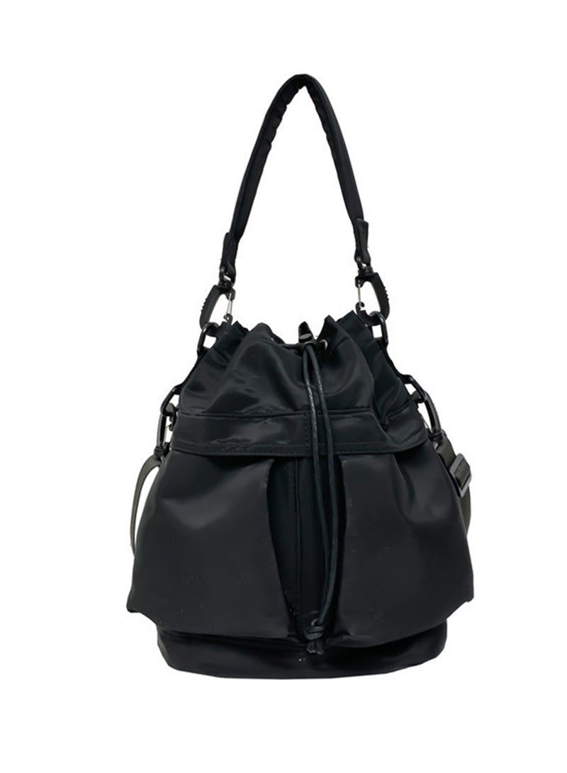 Sharpdo Large Capacity Fashionable Casual Shoulder Crossbody Bag Bucket Bag - Image 1