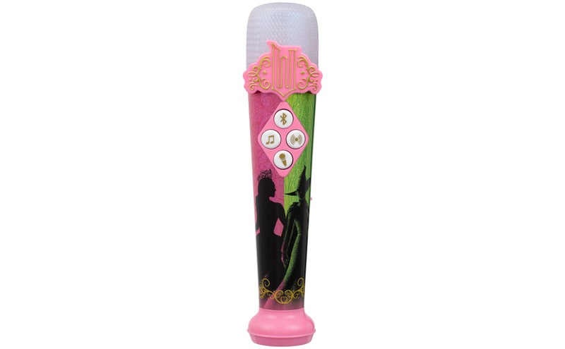 eKids Wicked Karaoke Microphone for Kids, Bluetooth Microphone Includes Built-in Music and Light Show, Designed for Fans of Wicked Toys - Image 1