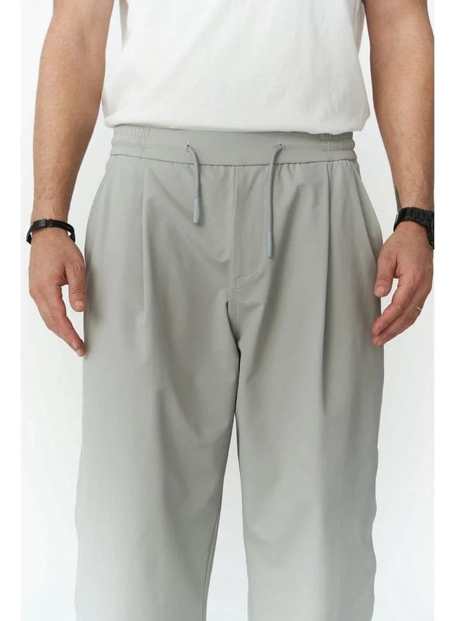 MAI STUDIOS CO.  Kenway Grey Men's Pants with Drawstring Detail. for Men | Best Price UAE