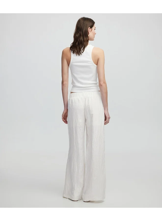Ipekyol Textured Wide-Leg Trousers