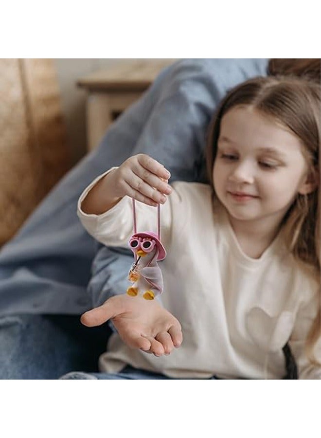 Cool Swinging Duck Car Hanging Ornament fashion Pendant Duck Decoration On The Interior Rearview Mirror for Ms. Interior Rearview Mirror Decoration and Car Rear View Mirror Hanging Accessories - Image 3