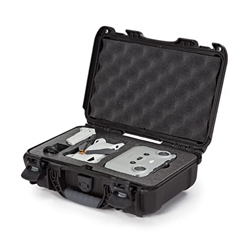 Nanuk 909 Waterproof Hard Case with Foam Insert for DJI Mini 3 Pro and RC-N1 Remote, Black - Image 1