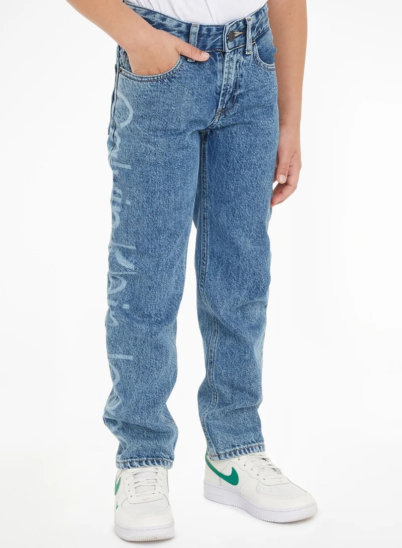 Calvin Klein Jeans Kids Straight Fit Jeans