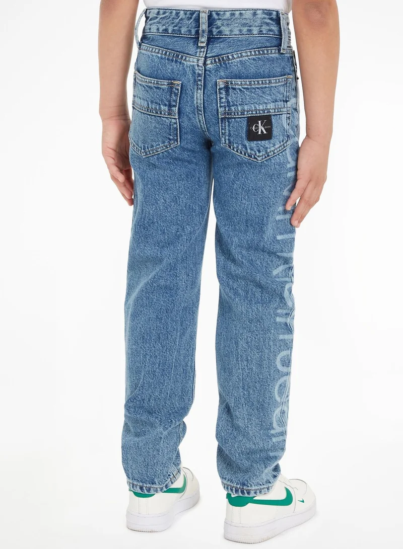 Calvin Klein Jeans Kids Straight Fit Jeans