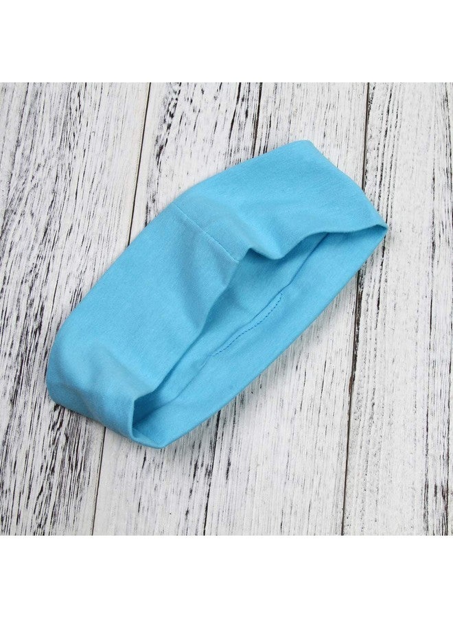 ICObuty Headbands Hairband Cotton Soft And Stretchy Elastic Solid Color 12 Pcs Per Lot (Forest Green) - Image 3
