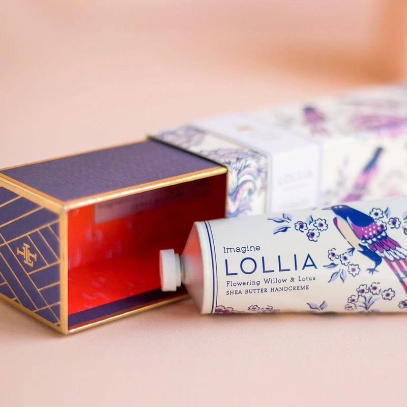 LOLLIA Imagine Handcreme, 4 oz. â€“ Flowering Willow & Lotus â€“ Scented Hand Cream for Women, Moisturizing Hand Lotion for Dry Hands, Shea Butter & Cocoa Butter, Quick Absorbing Lotion - Image 3