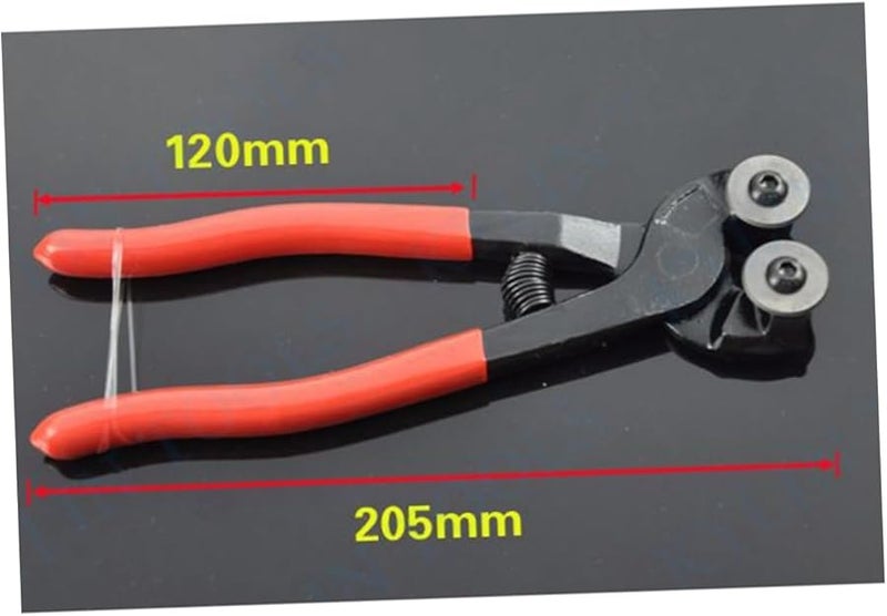 قصاصات بلاط الزجاج من الفولاذ المقاوم للصدأ، قواطع، كماشات، إمدادات الحرف اليدوية DIY، لون عشوائي - Image 3