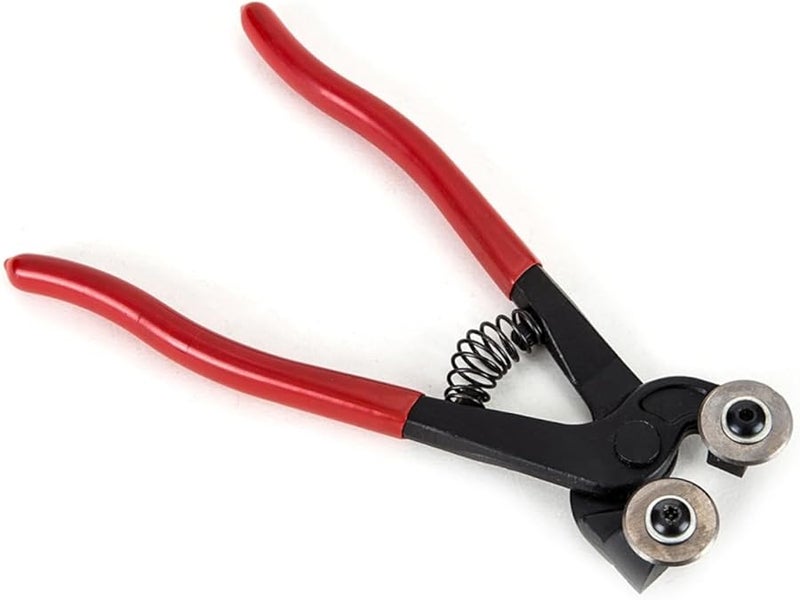 قصاصات بلاط الزجاج من الفولاذ المقاوم للصدأ، قواطع، كماشات، إمدادات الحرف اليدوية DIY، لون عشوائي - Image 2