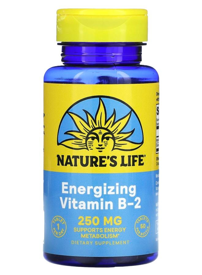 Vitamin B-2 250 mg 50 Tablets