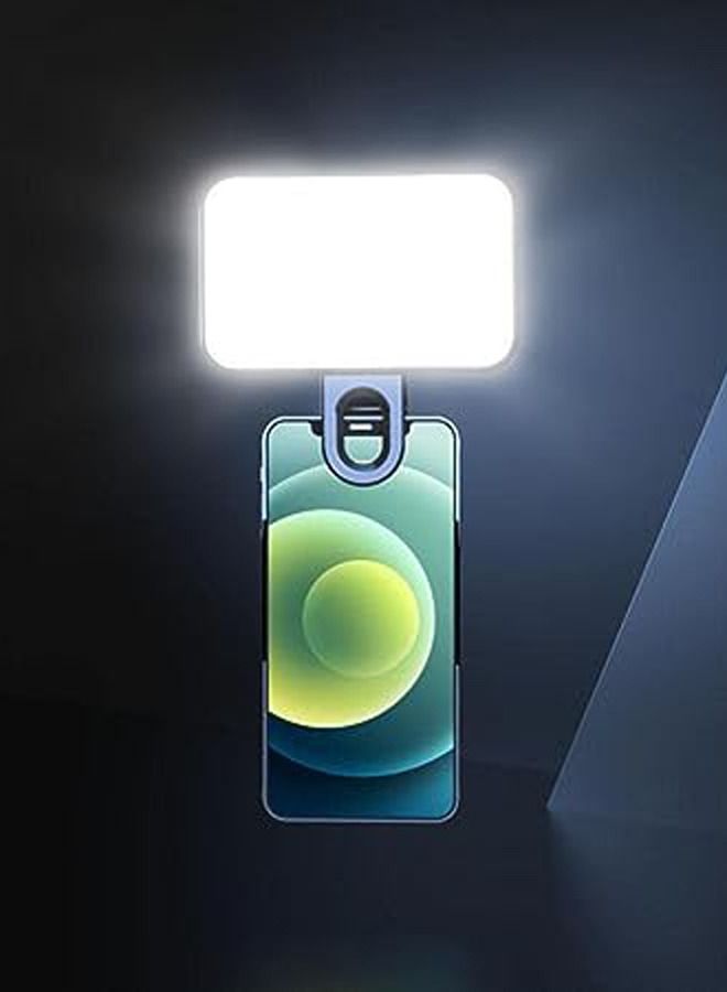 Rechargeable selfie light, mobile phone fill light - light dimmable mode, laptop structure camera light  - Image 1