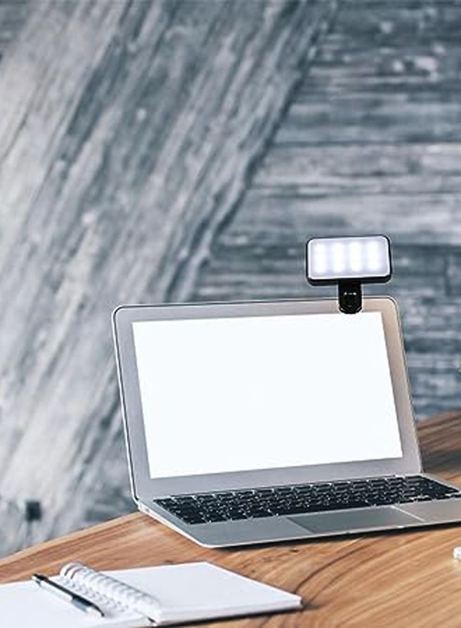 Rechargeable selfie light, mobile phone fill light - light dimmable mode, laptop structure camera light  - Image 3