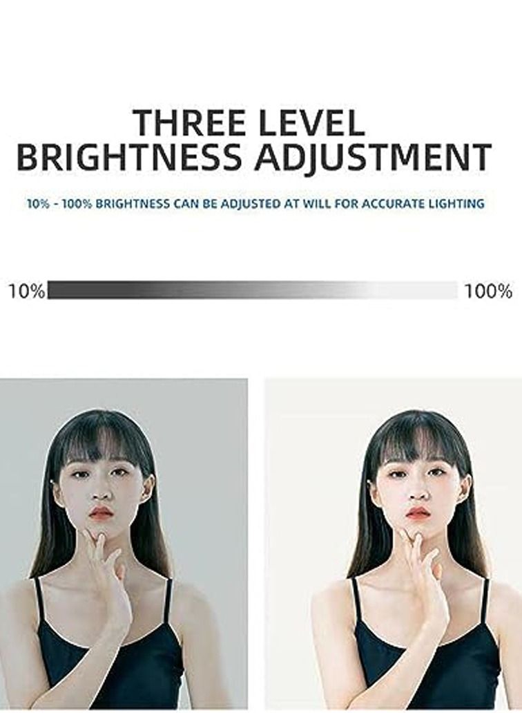 Rechargeable selfie light, mobile phone fill light - light dimmable mode, laptop structure camera light  - Image 5