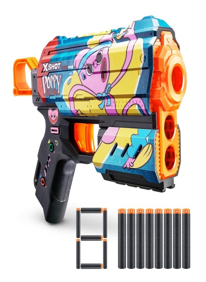 Zuru X-Shot - X-SHOT - Skins Flux (8 Darts) Poppy Playtime S1 - Image 1