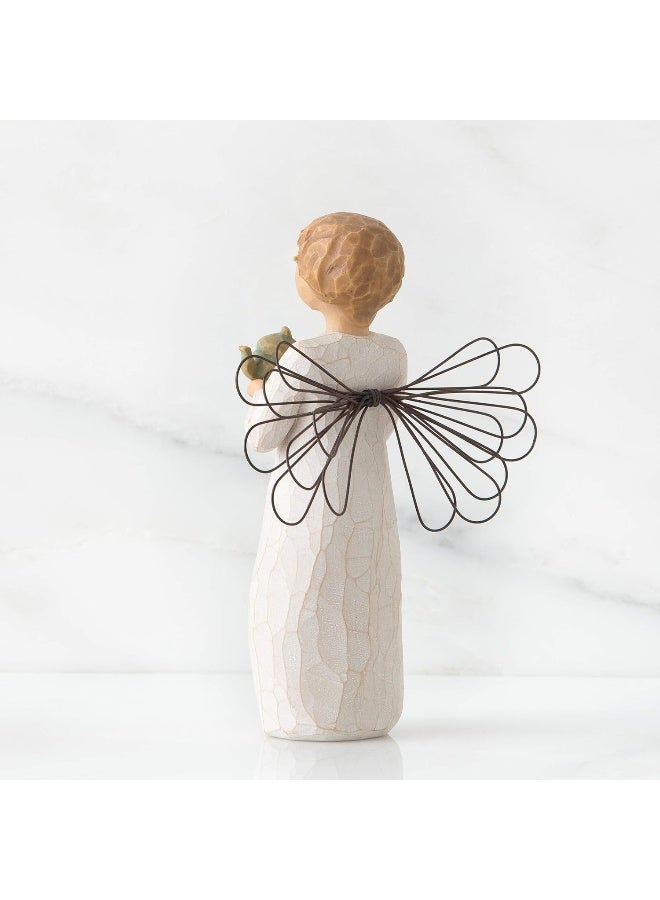 Willow Tree Angel of The Kitchen Warm Comfort Between Friends Angel Holds teapot as Welcoming Gesture A Gift to Celebrate Supportive Friendships Sculpted HandPainted Figure - Image 4
