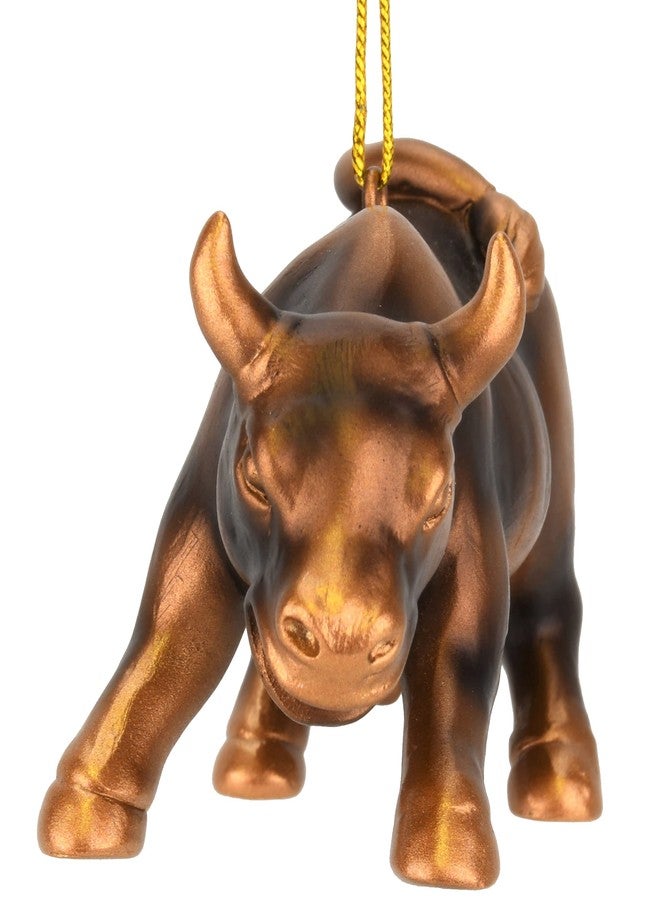 Tree Buddees Bronze Bull Market Stock Trading ~ Day Trader Christmas Ornament - Image 4