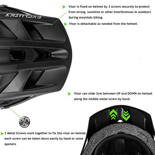 Exclusky Bike Helmet Adults Lightweight Bicycle Helmet Mountain Bike Helmet for Men Women - Image 5