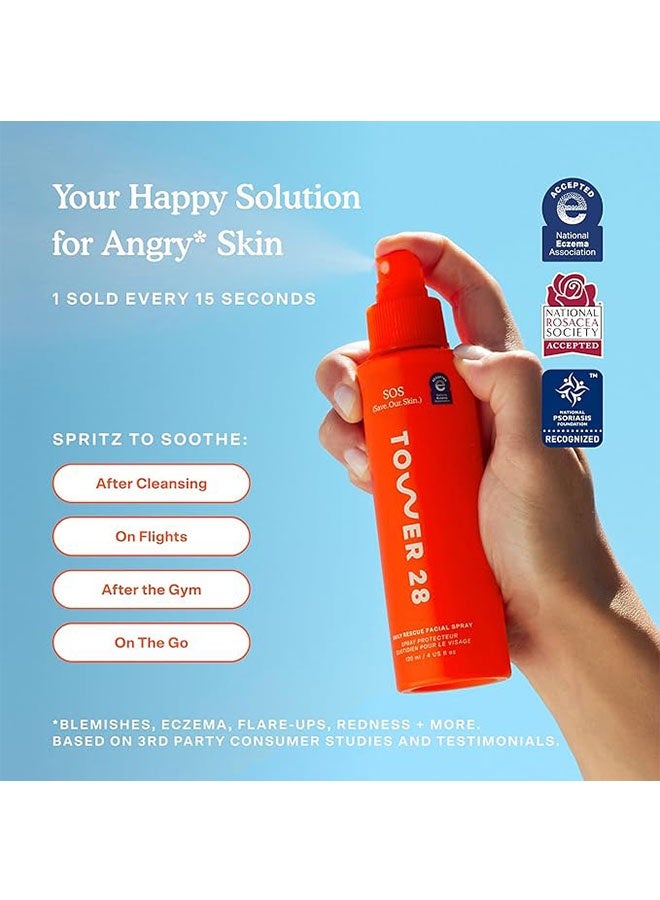 TOWER 28 Daily Rescue Facial Spray 120ml, Soothing and Refreshing pH Balancing Toner, Hypochlorous Acid Designed for Sensitive Skin - Image 5