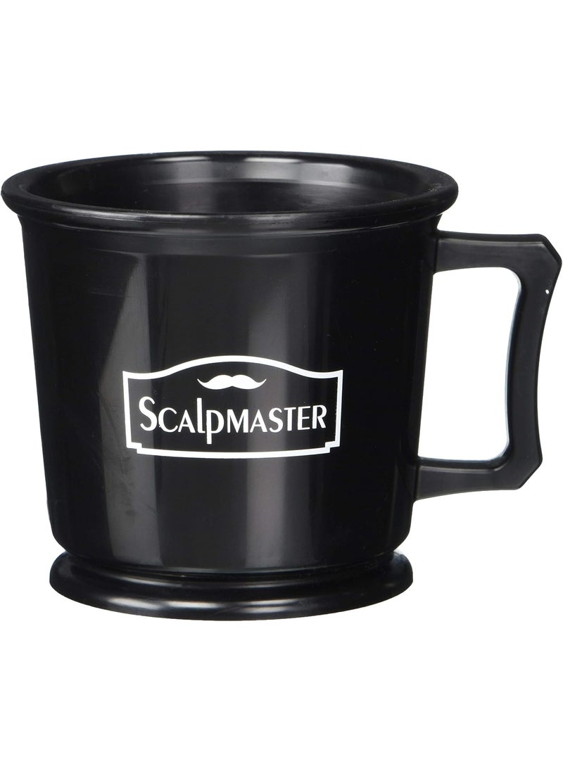 Burmax SCALPMASTER Barber Grooming Shaving Black Mug SBSCMUGR 