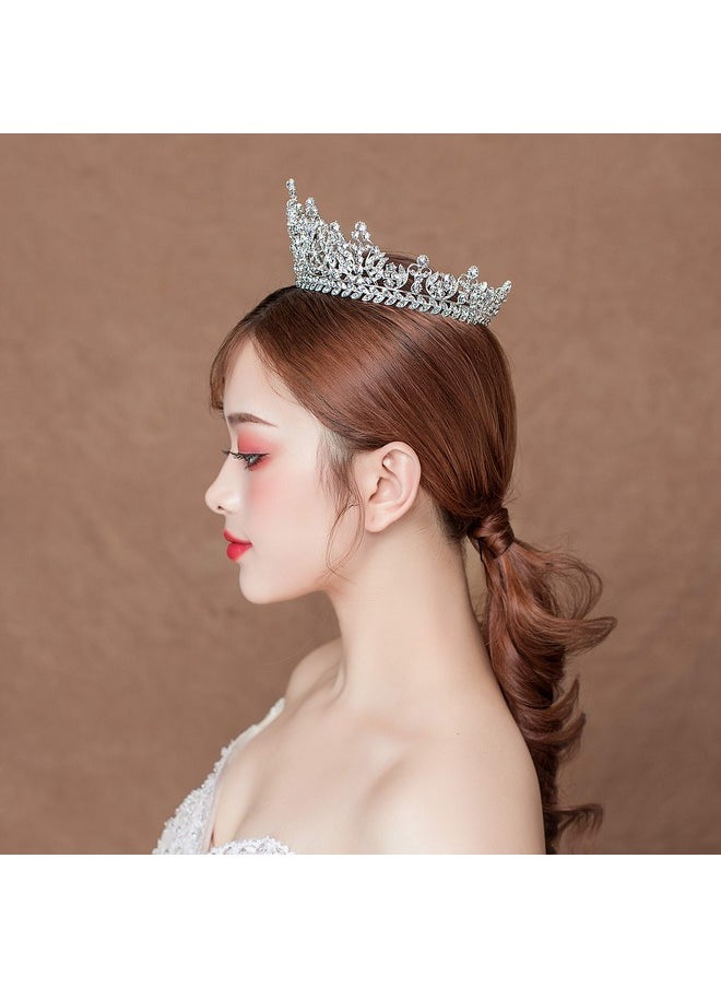 S SNUOY - Queen Crown For Women Bridal Silver Crowns And Tiaras For Women Pageant Prom Crowns For Wedding Headband - Image 1