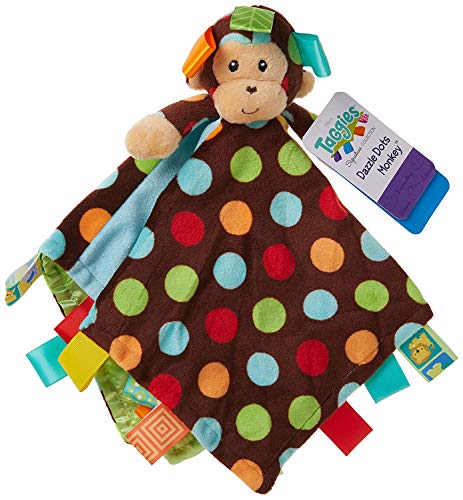 Taggies Mary Meyer Taggies Dazzle Dots Character Blanket, Monkey - Image 2