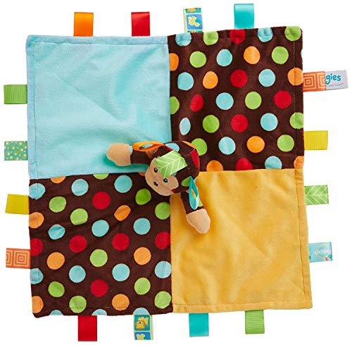 Taggies Mary Meyer Taggies Dazzle Dots Character Blanket, Monkey - Image 5
