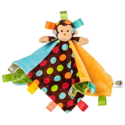 Taggies Mary Meyer Taggies Dazzle Dots Character Blanket, Monkey - Image 4