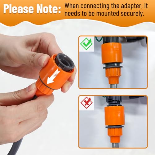 Bang4buck Portable Intelligent Electric Pressure Washer Pump 120W 80PSI 12V Portable Pressure Powerful Washing Kit for Home, Car, Garden, Projects - Image 4
