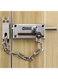 Door Chain Guard Gate Latches Safety Door Lock With Anti-Theft Chain Door Chain Locks With Double Locking System Aluminium Brass