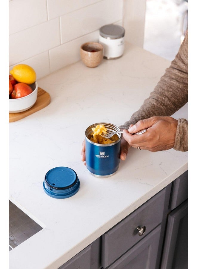 Stanley برطمان طعام ستانلي المغامرة للسفر 18 أونصة | حاوية طعام معزولة بالفراغ | غطاء لولبي بفم واسع | قابلة للتعبئة للسفر | فولاذ مقاوم للصدأ مع غطاء مانع للتسرب | خالية من BPA | صقيع - Image 3