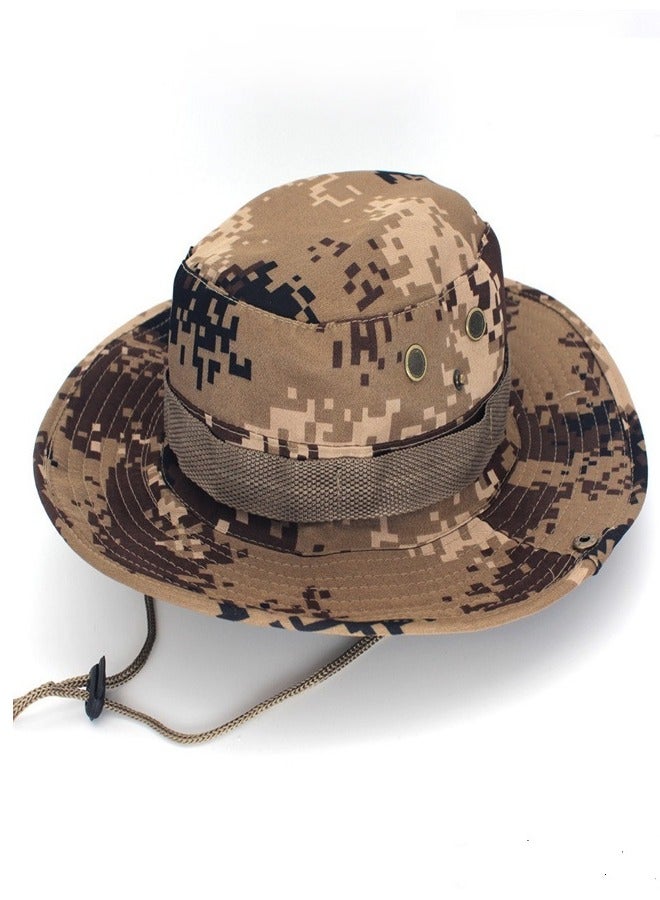 Loquat Outdoor Camping Camo Sunscreen HatF - Image 2