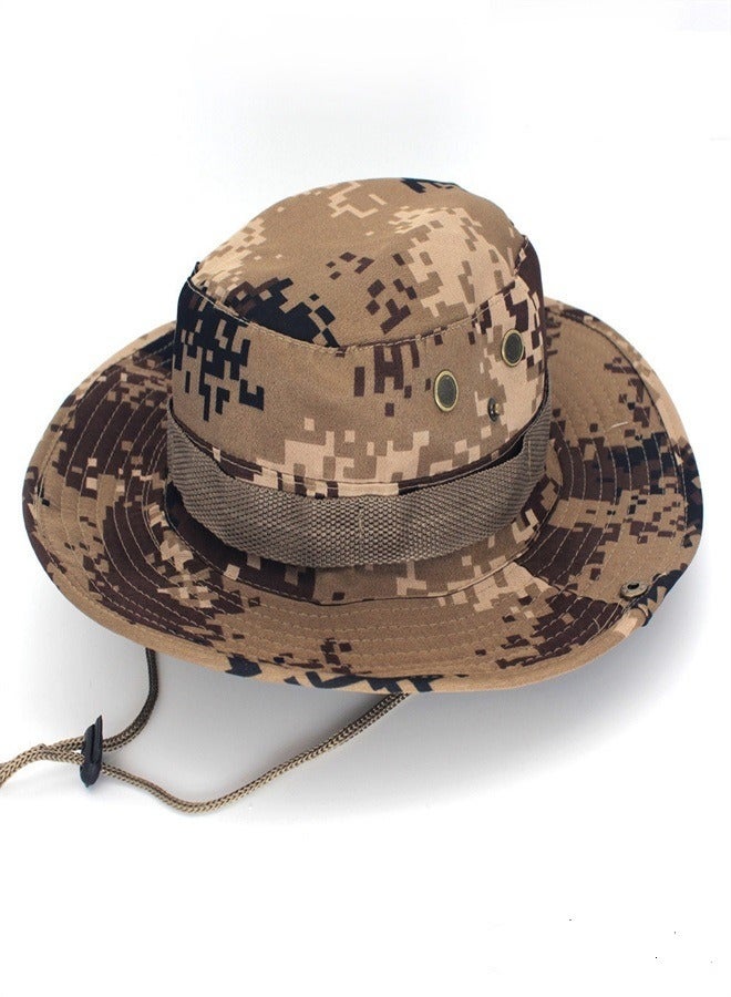 Loquat Outdoor Camping Camo Sunscreen HatF - Image 3