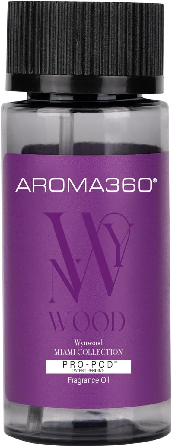 Aroma360 - Wynwood Pro-Pod Oil Blend - Luxury Aromatherapy Scent Diffuser Oil - Pink Grapefruit, Armoise and White Patchouli 1.7 fl oz, 50mL