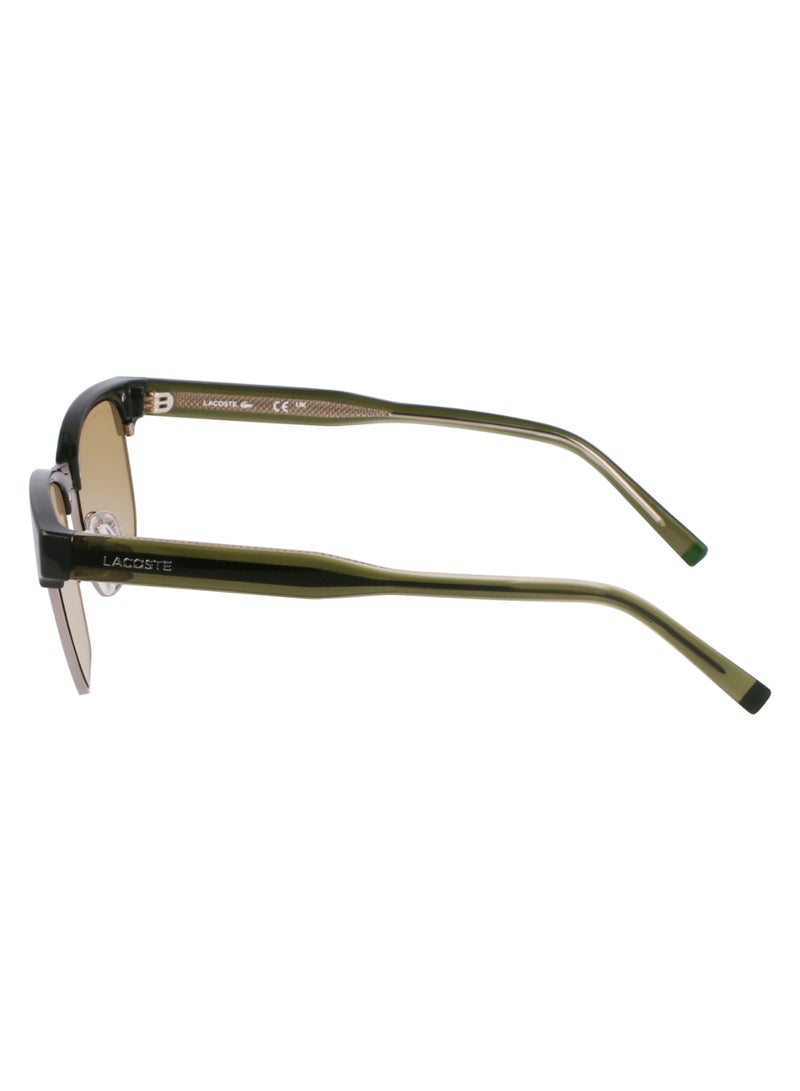 LACOSTE FULL RIM ACETATE INJECTED LACOSTE SUNS L266S 5120 (301) GREEN/GUNMETAL - Image 4