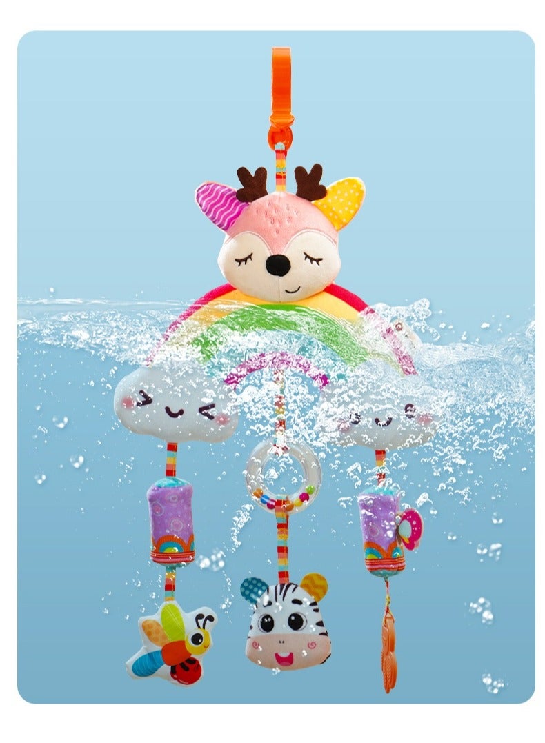 Sozzy Baby Music Bell Pendant - Baby Cart Wind Chime Soothing Toy - Bedhead Bell Car Pendant - Image 3