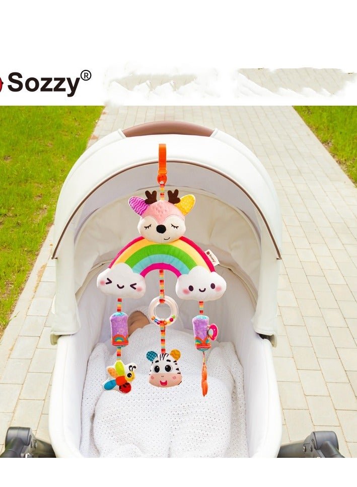 Sozzy Baby Music Bell Pendant - Baby Cart Wind Chime Soothing Toy - Bedhead Bell Car Pendant - Image 2