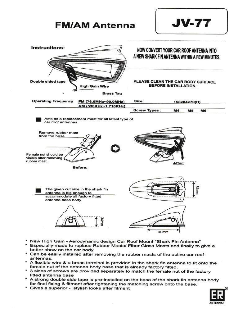 Autoxygen Car White Shark Fin Signal Receiver Antenna For Maruti Ciaz - Image 2